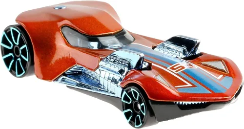 Vista 2 de Hot Wheels Orange & Blue 53rd Anniversary Twin Mill III 4/5 DieCast Vehículo a escala 1:64