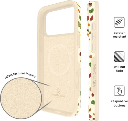 Vista 936 de VELVET CAVIAR Funda para iPhone 15, compatible con MagSafe, probada contra caídas de 10 pies, fundas protectoras de diseño, leopardo color rosa