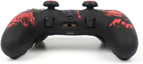 Vista 7 de RALAN Tiger - Fundas de silicona para controlador con 2 agarres para el pulgar, compatibles con PS5 Dualsense Edge Controller Play Station 5 Tigre