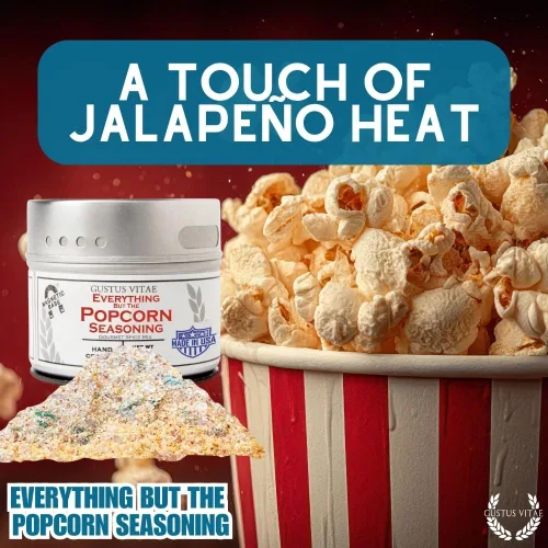 Vista 5 de Condimento Todo Menos La Palomita Mezcla de Especias Gourmet Todo Natural, Sin GMO Hecho a Mano, Mezcla de Especias de Lote Pequeño