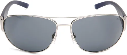 Vista 2 de POLO RALPH LAUREN Gafas de sol cuadradas de metal Ph3052 para hombre
