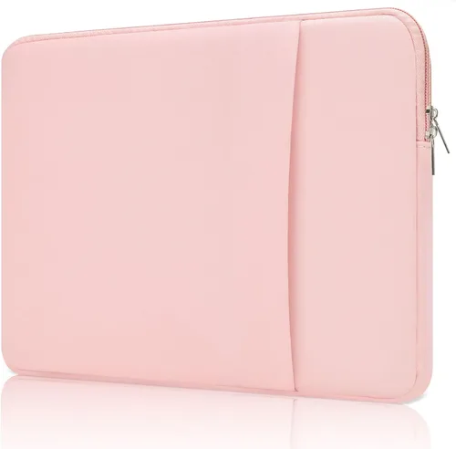 Vista 9 de Funda acolchada para computadora portátil de 13 pulgadas con bolsillo compatible con MacBook Air M4 M3 M2 M1/Pro M3 M2 M1 de 13 pulgadas, color negro