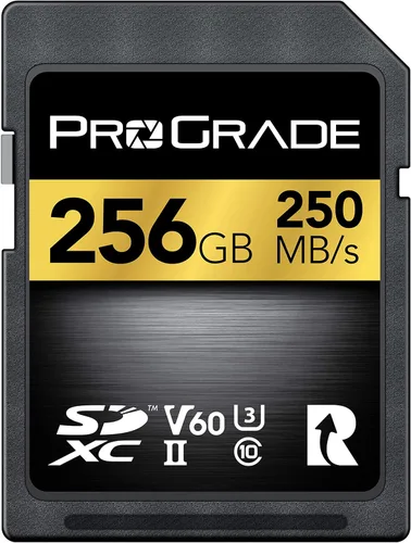 Vista 10 de Tarjeta SD UHS-II de 128 GB V60 – Velocidad de escritura de hasta 130 MB/s y velocidad de lectura de 250 MB/s para vloggers profesionales