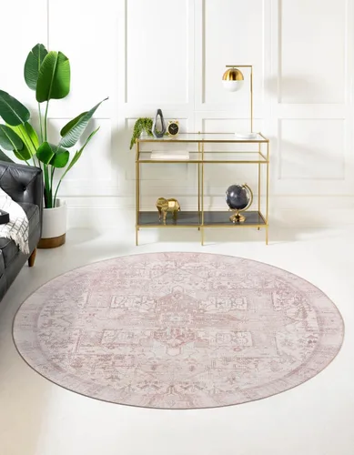 Vista 31 de Unique Loom Timeless Collection - Alfombra de área - Peter (2' x 3' 1" ovalada, beige/marfil)