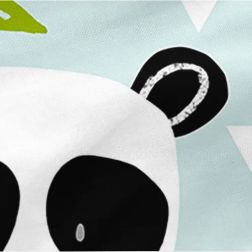Vista 6 de Saco Nórdico con Relleno HappyFriday Moshi Moshi Panda Garden Blue Azul 42 x 20 x 50 cm