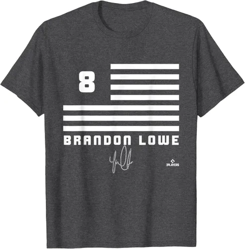 Vista 8 de Brandon Lowe Flag Name - Camiseta, Negro, S