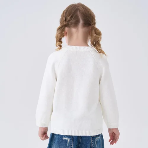 Vista 7 de Pureborn - Jersey de punto para bebés, niñas y niños, suéter de punto de algodón con cierre de botones beige-a