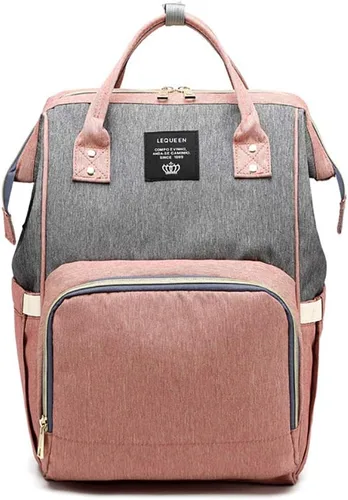 Vista 11 de Mochila para pañales para mamá y papá, bolsa cambiadora de maternidad con correas para cochecito (camuflaje)