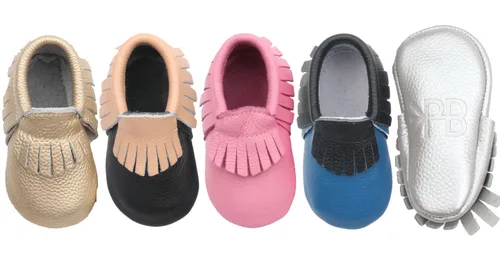 Vista 6 de Zapatos de bebé elegante piel genuina hecha a mano duradero mocasines de bebé sin cordones un gran regalo para recién nacidos bebés y niños pequeños