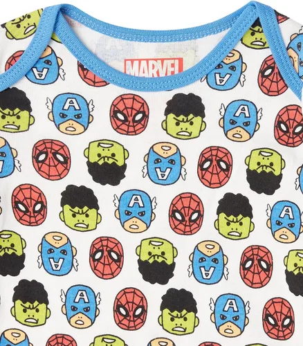 Vista 5 de Tienda Essentials Disney Marvel Star Wars Baby Boys Long-Sleeve Bodysuits Pack of 5