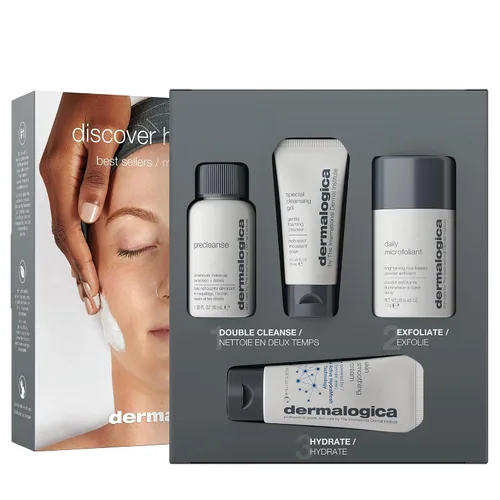 Vista 2 de Kit de Piel Saludable Dermalogica Discover - Incluye: Prelimpieza, Lavado Facial, Exfoliante Facial y Hidratante - Lavar las Impurezas para Revelar