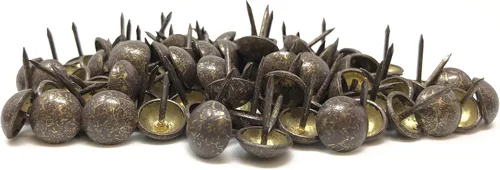 Vista 22 de DMSE – Tamaño mayorista 7/16" diámetro (0.433 in) hardware tapicería muebles decorativos Pulgar tachuelas clavos clavos 1000