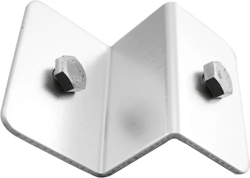 Vista 2 de DGZZI Kit de montaje de soporte de panel solar Z para RV, techo, barco, fuera de la red, juego de 4