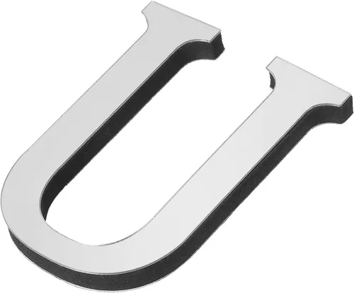 Vista 19 de PATIKIL Adhesivos de pared de acrílico 3D con letras S autoadhesivas para decoración del hogar, letrero artístico, para bricolaje, decoración
