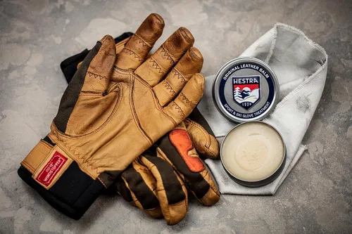 Vista 3 de Hestra Glove & Mitt Leather Balm - All Natural Leather Conditioner to Protect Winter Gloves