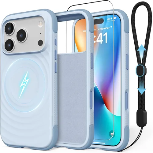 Vista 13 de GOODVISH Funda magnética para iPhone 18 Pro / iPhone 17 Pro, antideslizante