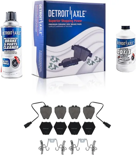 Vista 62 de Detroit Axle - Pastillas de freno traseras para Toyota Prius 2012-2015 Prius Plug-In 2017-2018 Corolla iM 2016 Sion iM 2011-2017 Lexus CT200h