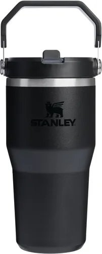 Vista 46 de STANLEY IceFlow 2.0 - Vaso con pajilla abatible con asa, 30 onzas, tapa giratoria y popote abatible, botella de agua a prueba de fugas, acero Tiza
