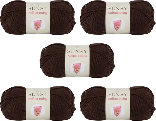 Vista 41 de Sensy Softee Hilo para Bebé, 3.5 oz, 275 yardas, Gauge 3 Light (Almendra)