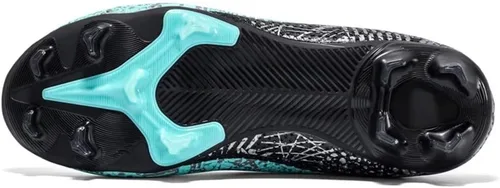 Vista 4 de Mikrydco Botas de fútbol con tacos de fútbol para entrenamiento, zapatos de césped para hombre, para deportes al aire libre, interiores, atléticos