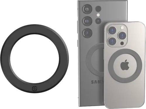Vista 7 de Scosche HD MagicRing - Anillo magnético resistente para iPad y tabletas, anillo adaptador MagSafe compatible con soporte magnético para automóvil