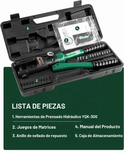 Vista 6 de Engarzadora de alambre hidráulico de 16 toneladas con 13 pares