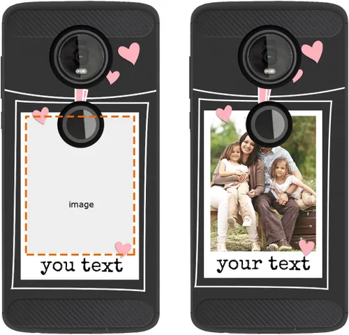 Vista 8 de Funda de teléfono con foto personalizada para Motorola Moto Z4, personaliza tu propia imagen, texto, imagen, imagen, a prueba de golpes, funda suave