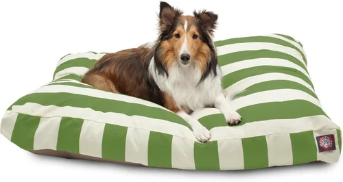 Vista 45 de Majestic Pet Cama rectangular grande para perros con rayas lavable, cama antideslizante y cómoda para mascotas, cama para perros con funda extraíble