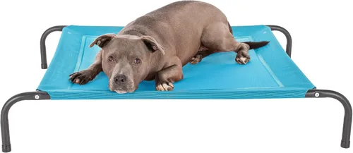 Vista 12 de FurHaven Cunas elevadas para mascotas – Hamaca de malla de nailon refrescante y transpirable para perros pequeños y gatos, fácil de montar, duradera