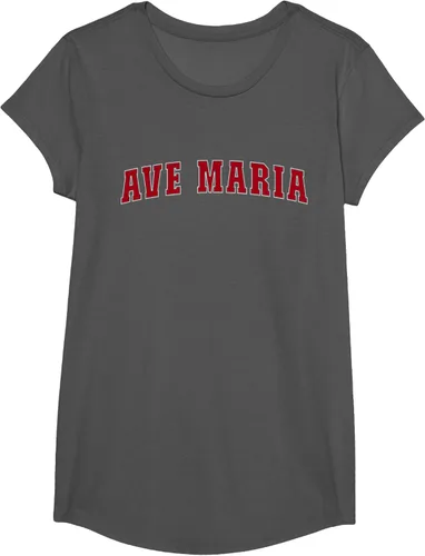 Vista 36 de Ave Maria FL Florida - Camiseta, Negro