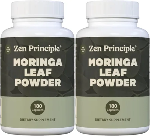 Vista 8 de Zen Principle Moringa Oleifera orgánica. Ultra Premium. Proporciona un impulso de energía natural y multivitaminas. Un superalimento crudo, vegano
