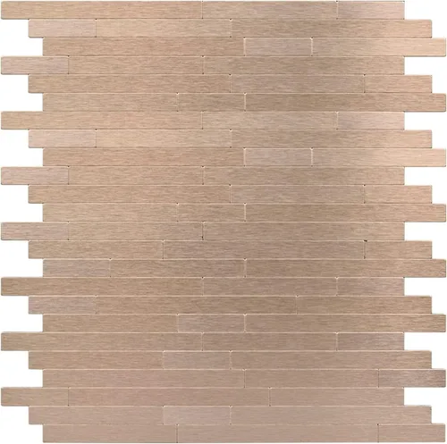 Vista 10 de Protector contra salpicaduras de acero inoxidable hexagonal despegar y pegar, azulejos de pared autoadhesivos de aluminio despegar y pegar