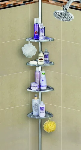 Vista 10 de Better Living Products 70040 ULTI-MATE - Soporte para poste de ducha de aluminio a prueba de óxido, sin tamaño, color blanco