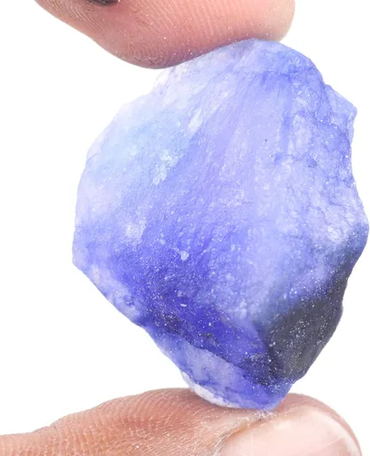 Vista 4 de REAL-GEMS Zafiro azul natural suelto, 32 unidades certificado en bruto AXA-381, Gema, azul