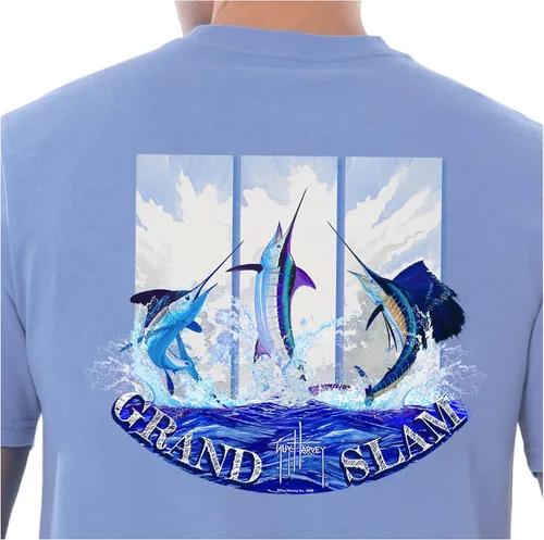 Vista 96 de Guy Harvey Camiseta de manga corta Threadcycled para hombre
