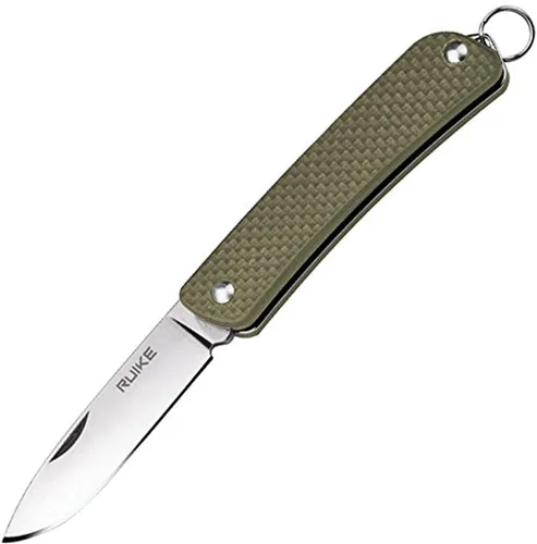 Vista 2 de RUIKE RKES11G S11 - Cuchillo compacto para carpeta, color verde