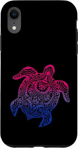 Vista 8 de iPhone 15 Bisexual Pride Sutil Bi LGBTQ Orgullo Gay Lindo Tortuga LGBT Caso