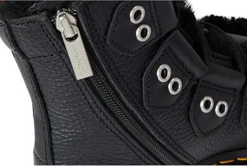 Vista 6 de Dr. Martens Botas de combate con forro de piel de encaje a punta 1460 para mujer