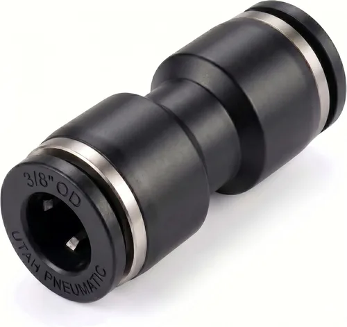 Vista 22 de Utah Pneumatic 1/2 Conexiones de empuje para conectar, codo de aire, línea de aire, unión de línea de aire, accesorios de conexión rápida, codo