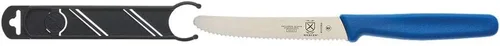 Vista 5 de Mercer Culinary Cuchillo de barra, negro, borde liso de 4 pulgadas, punta puntiaguda