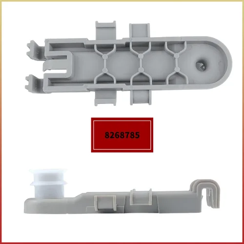 Vista 4 de 2 piezas 8268785 - Pieza de repuesto para rueda de estante superior para lavavajillas Whirlpool KitchenAid, montaje de rueda superior, sustituye a