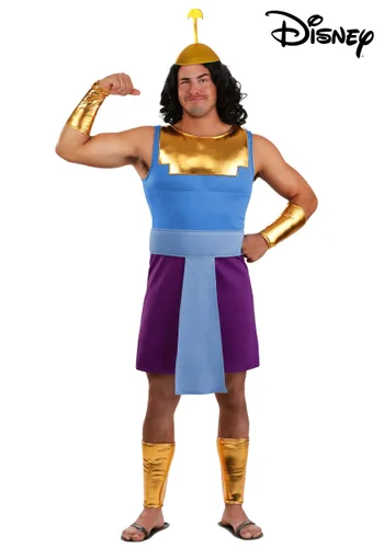Vista 10 de Disfraz Deluxe Kronk para Hombre de Disney El Emperador y sus Locuras Multicolor