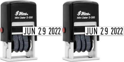 Vista 9 de Rubber Stamp Creation S-300 Fecha Sello - Negro