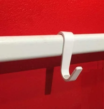 Vista 2 de Happy Coaster Hook, gancho de cocina xFF0C; ganchos S 10 piezas x FF0C; blanco