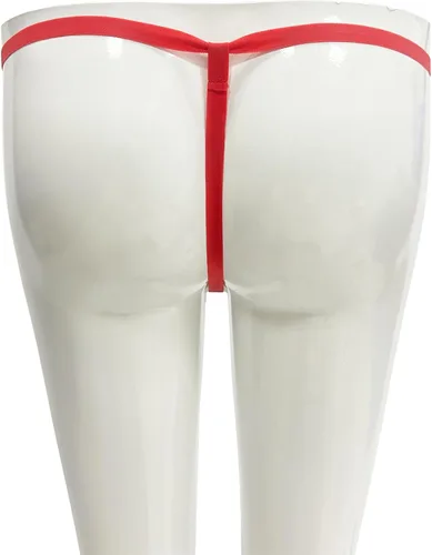Vista 3 de ZUYPSK Mini bikini de perlas para mujer, tangas en T, lencería con cadena de masaje, ropa