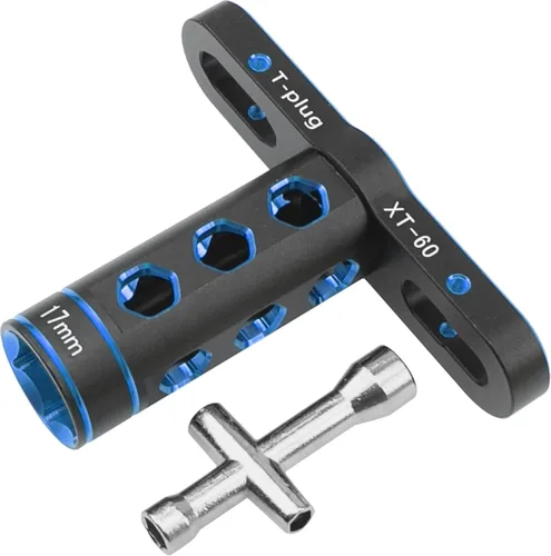 Vista 8 de Herramienta de coche RC 0.669 in adaptador hexagonal llave de rueda con 0.157 in, 0.197 in, 0.217 in, 0.276 in, llave hexagonal compatible