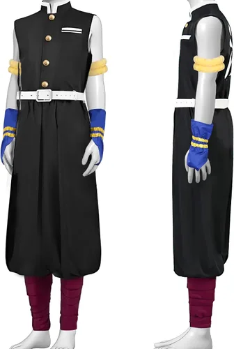 Vista 5 de Uzui Tengen - Disfraz de anime, uniforme para adultos, para Halloween