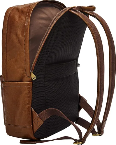 Vista 5 de Fossil Mochila de cuero o tela para todo género Buckner Coñac