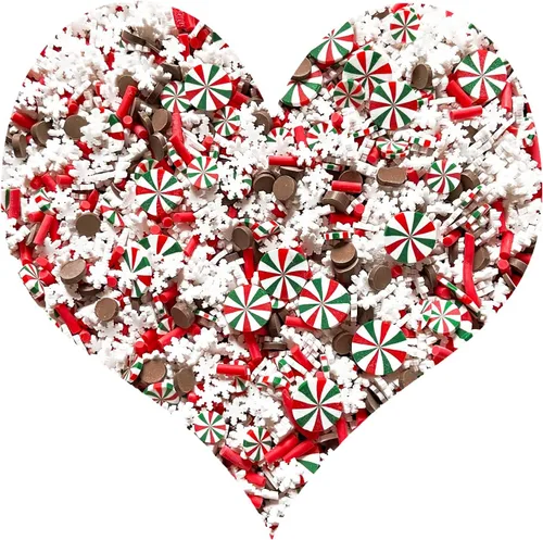 Vista 36 de Chispitas Falsas Chispitas Falsas de Navidad Chispitas Falsas de Caramelo Chispitas de Arcilla Polimérica Chispitas Poliméricas Rebanadas de Arcilla