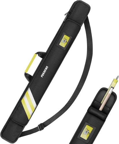 Vista 8 de PEKREWS Estuche para Taco de Billar, Funda Suave para Taco de Billar 1x1 que Contiene 1 Culata y 1 Flechón con Bolsillo con Cremallera para Taco